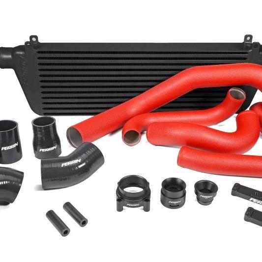 Perrin 22-23 Subaru WRX Front Mount Intercooler Kit (Red Tubes & Black Core)-Intercoolers-Perrin Performance-PERPSP-ITR-441BK/RD-SMINKpower Performance Parts