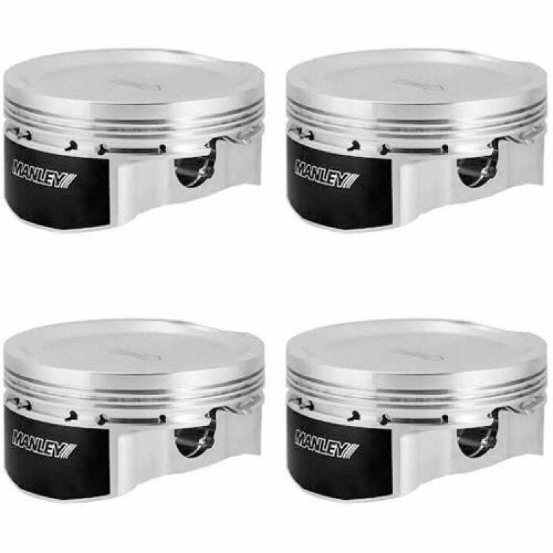 Manley Subaru EJ257 99.75mm +.25mm Bore 8.5:1 Dish Platinum Series Piston Set with Rings-Piston Sets - Forged - 4cyl-Manley Performance-MAN612202C-4-SMINKpower Performance Parts