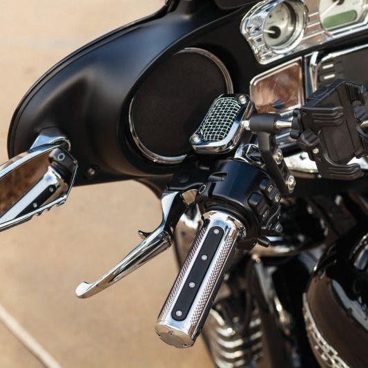 Kuryakyn Heavy Industry Grips Throttle-By-Wire Chrome