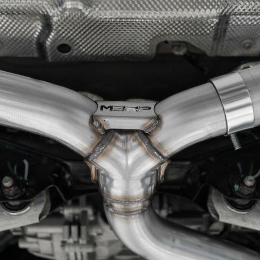 MBRP 2021+ Ford Bronco Sport (1.5L / 2.0L EcoBoost) 2.5in Res-Back Exhaust - Dual Rear - Alum. Steel