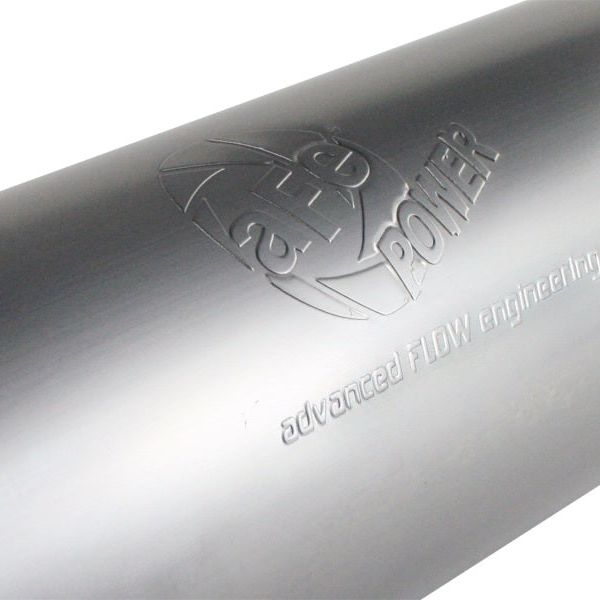 aFe MACHForce XP Exhausts Mufflers SS-409 EXH Muffler 4 ID In/Out 8 Dia-Catback-aFe-AFE49-91002-SMINKpower Performance Parts