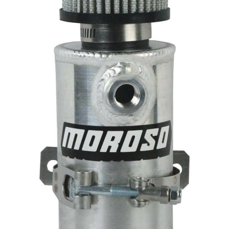 Moroso Breather Tank/Catch Can - Two 3/8 NPT Female Fittings - Aluminum-Oil Catch Cans-Moroso-MOR85473-SMINKpower Performance Parts