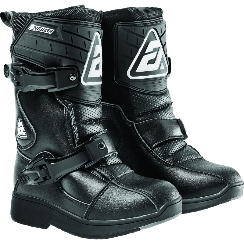 Answer Peewee Boot Black Youth - 13