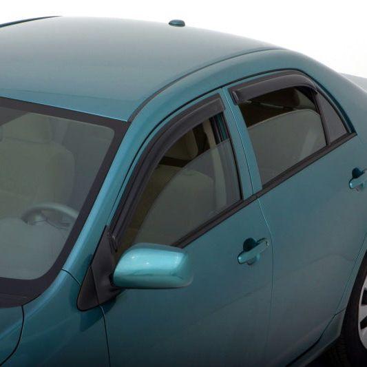 AVS 09-13 Toyota Corolla Ventvisor Outside Mount Window Deflectors 4pc - Smoke