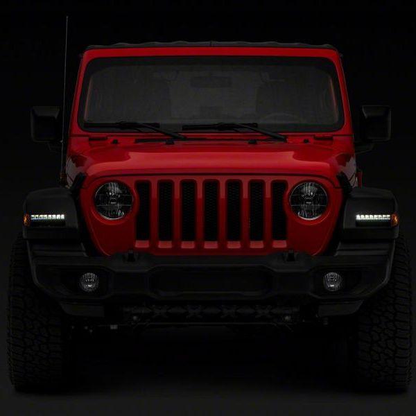 Raxiom 18-23 Jeep Wrangler JL Sport Axial Series SEQL LED Parking/Turn Signal Lights- Smoked