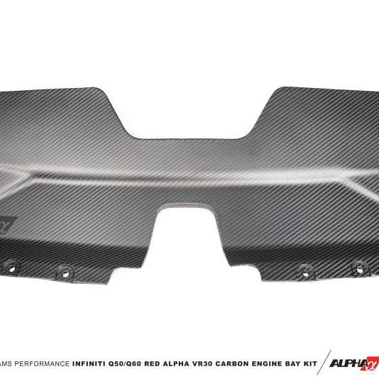 AMS Performance Infiniti 17+ Q60 / 16+ Q50 3.0TT Alpha Matte Carbon Front Duct