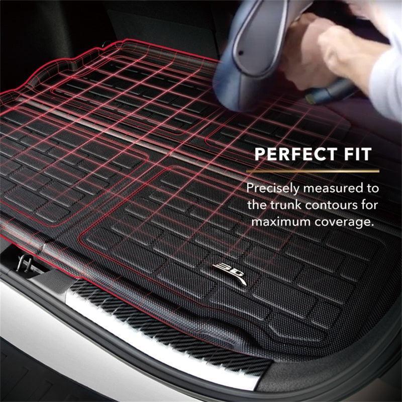 3D MAXpider 2008-2020 Toyota Sequoia Kagu Cargo Liner - Black - SMINKpower Performance Parts ACEM1TY0511309 3D MAXpider