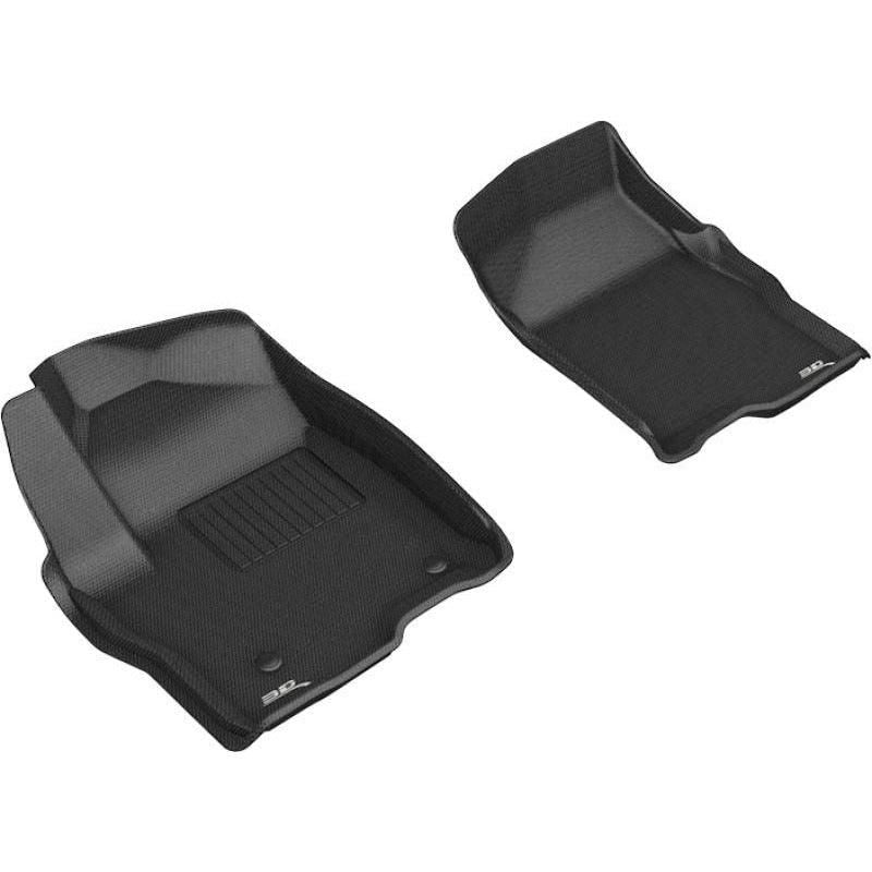 3D MAXpider 2019-2020 GMC/Chevrolet Sierra 1500/Silverado 1500 Kagu 1st Row Floormat - Black - SMINKpower Performance Parts ACEL1GM02511509 3D MAXpider