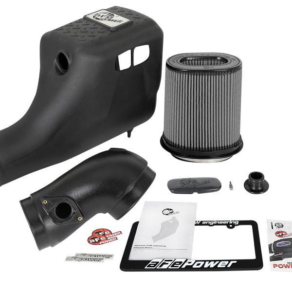 aFe MagnumForce Stage 2 Si Cold Intake System w/PDS 03-07 Ford Diesel Trucks V8-6.0L-Cold Air Intakes-aFe-AFE51-81022-1-SMINKpower Performance Parts