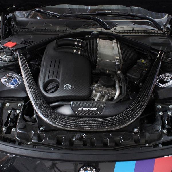 aFe Momentum Pro 5R Cold Air Intake System 15-18 BMW M3/M4 (F80/82/83) L6-3.0L (tt) S55-Cold Air Intakes-aFe-AFE54-76305-SMINKpower Performance Parts