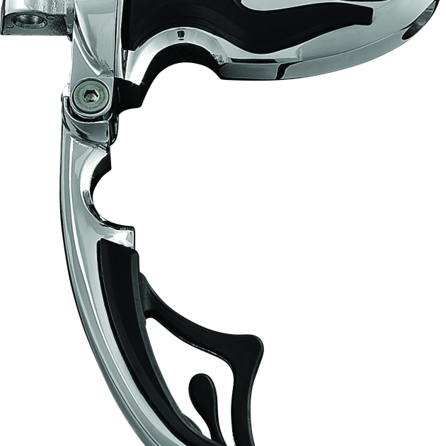 Kuryakyn Flamin Switchblade With Male Mount Adapter Chrome