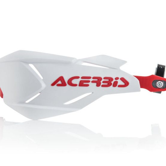 Acerbis X-Factory Handguard - White/Red-Hand Guards-Acerbis-ACB2634661030-SMINKpower Performance Parts