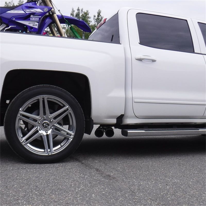 MBRP 09+ Chevrolet Silverado 1500 3in Cat Back Pre-Axle Dual Outlet w/ 4in Tip - AL-Catback-MBRP-MBRPS5081AL-SMINKpower Performance Parts