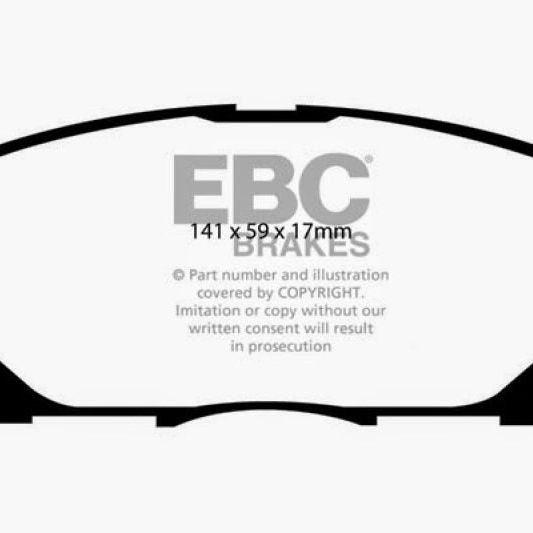 EBC 04-07 Lexus RX330 3.3 Yellowstuff Front Brake Pads