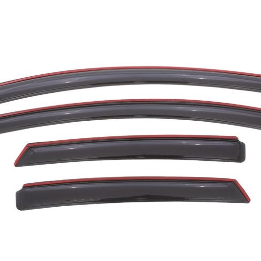 AVS 12-18 Ford Focus Ventvisor In-Channel Front & Rear Window Deflectors 4pc - Smoke