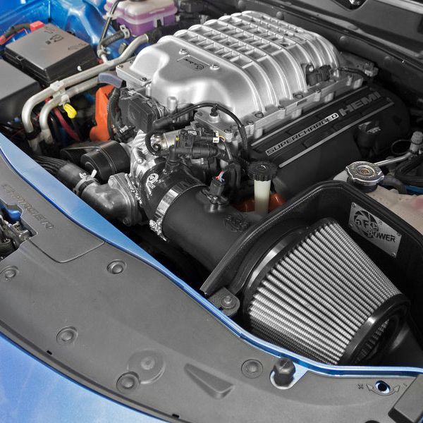 aFe MagnumFORCE Intakes Stage-2 PDS AIS 15-16 Dodge Challenger SRT Hellcat 6.2L V8 (sc)-Cold Air Intakes-aFe-AFE51-12802-SMINKpower Performance Parts