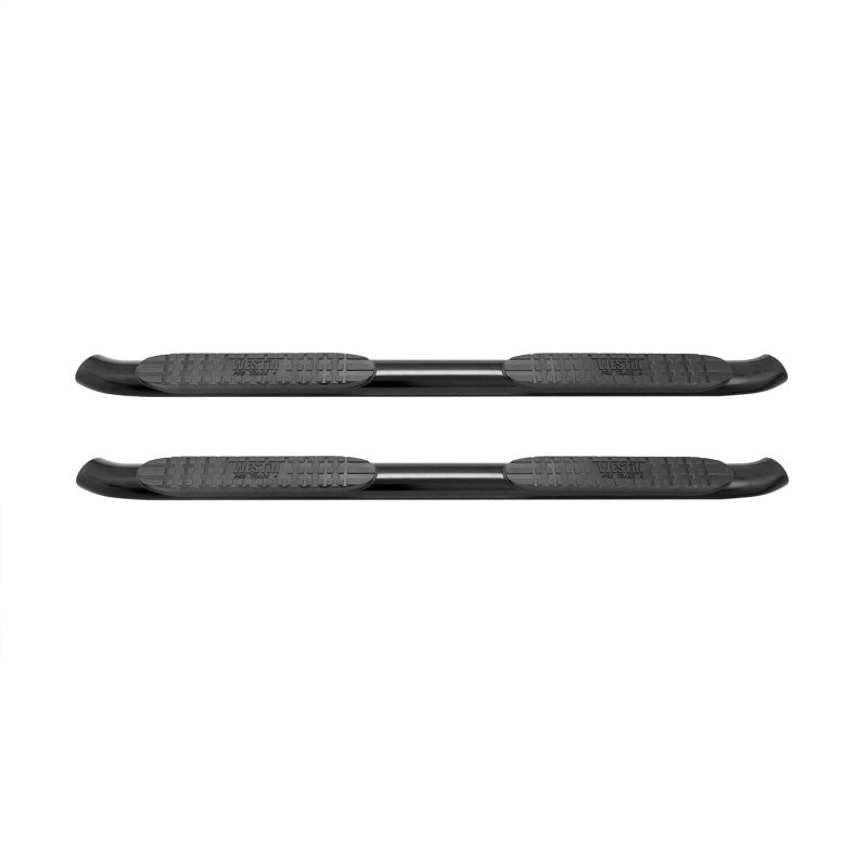 Westin 2014-2018 Chevy Silverado 1500 Crew Cab PRO TRAXX 4 Oval Nerf Step Bars - Black