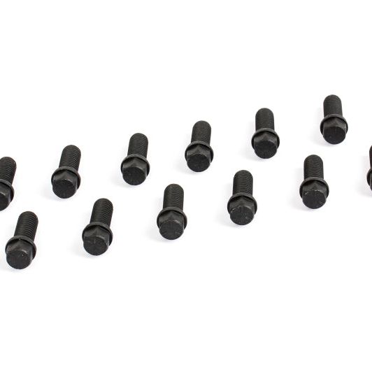 Cometic Header Bolts 3/8 - 16 x 1in Grade 5 Black Oxide Finish With Compact Hex Head