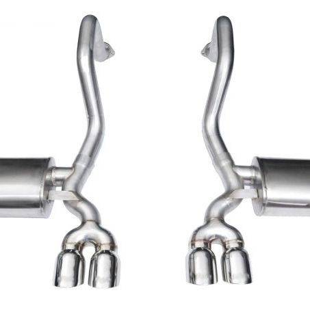 Corsa 97-04 Chevrolet Corvette C5 Z06 5.7L V8 Polished Xtreme Axle-Back Exhaust