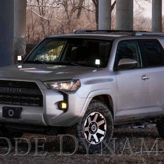 Diode Dynamics 10-21 Toyota 4Runner SS3 LED Ditch Light Kit - Yellow Pro Combo