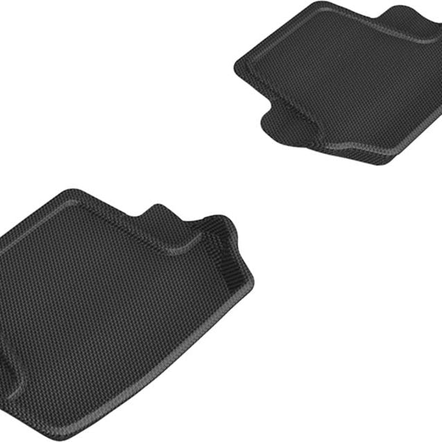 3D MAXpider 20-24 Porsche 911 Carrera/Convertible/S/4/4S (992) Kagu 2nd Row Floormat - Black