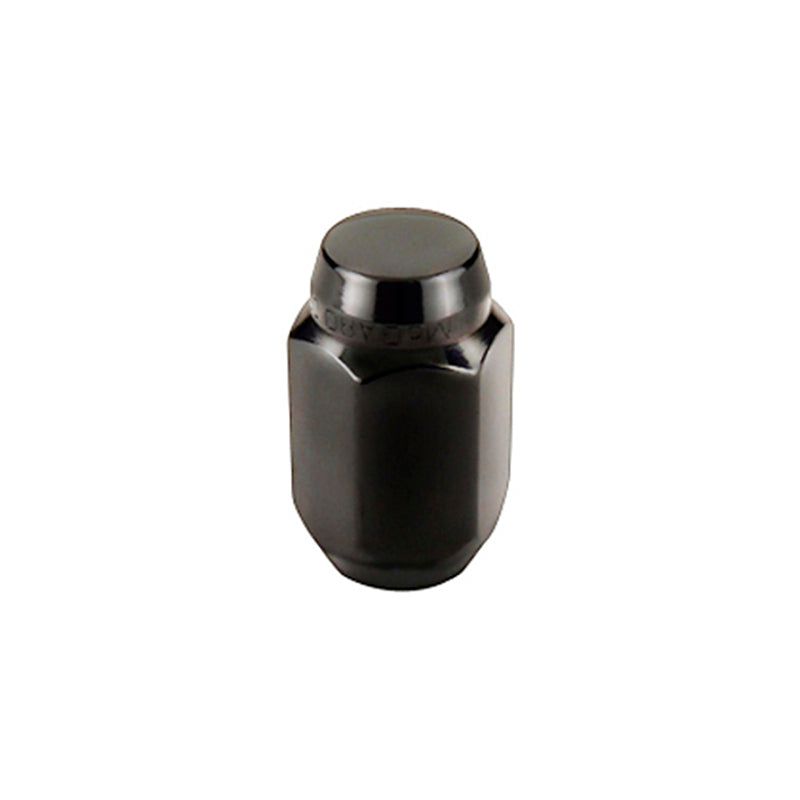McGard Hex Lug Nut (Cone Seat) M12X1.5 / 13/16 Hex / 1.5in. Length (4-pack) - Black-Lug Nuts-McGard-MCG64031-SMINKpower Performance Parts
