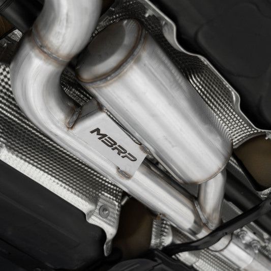 MBRP 2022 Volkswagon Golf R MK8 3in Cat-Back Quad Rear w/ Carbon Fiber Tips Valve Delete Exhaust-Catback-MBRP-MBRPS46123CF-SMINKpower Performance Parts