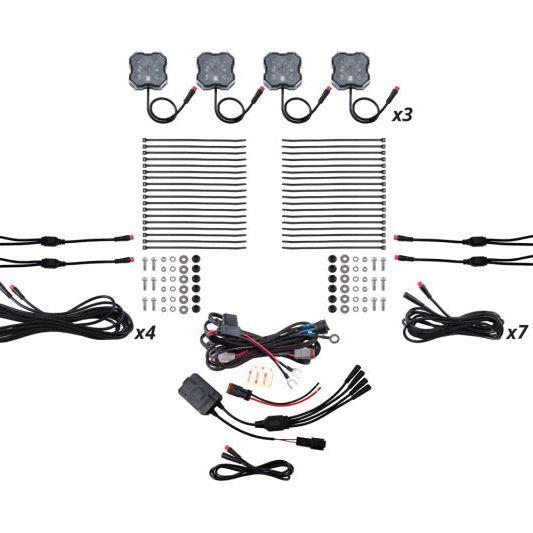 Diode Dynamics RGBW Rock Light Installer Kit w/Controller (12-pack)