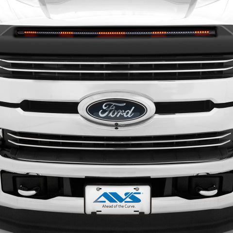 AVS 17-22 Ford F-250/F-350/F-450/F-550 Super Duty Low Profile Aeroskin Lightshield Pro - Black