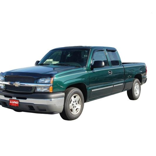 AVS 99-07 Chevy Silverado 1500 Ext. Cab Ventvisor Outside Mount Window Deflectors 4pc - Smoke