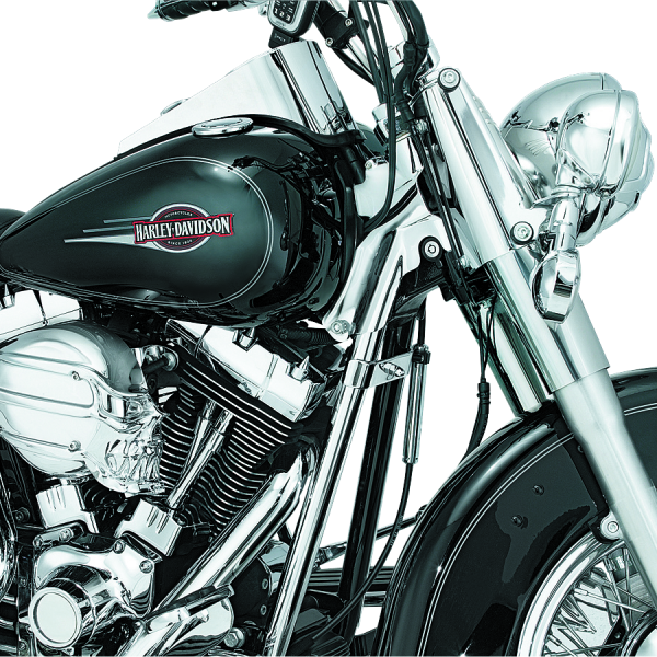 Kuryakyn Downtube Covers 00-06 Softail Chrome