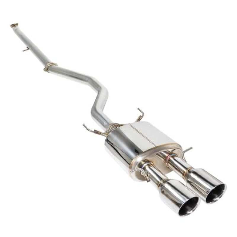 Remark 2017 Civic Si 4 Door Sedan Cat Back Exhaust w/Stainless Double Wall Tip (Not Resonated)-Catback-Remark-REMRK-C1076H-02-SMINKpower Performance Parts