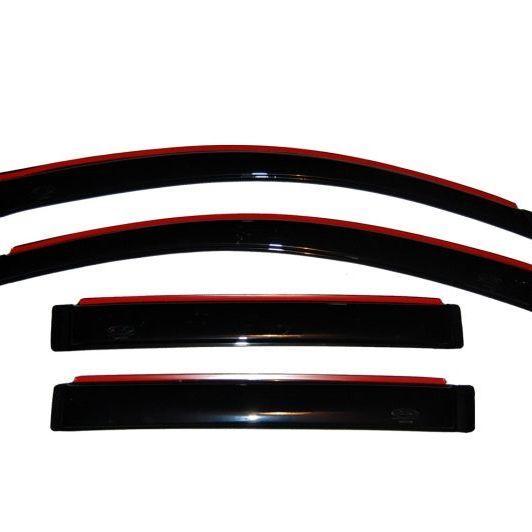 AVS 04-08 Chrysler Pacifica Ventvisor In-Channel Front & Rear Window Deflectors 4pc - Smoke