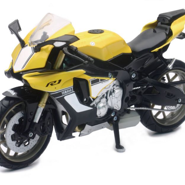 New Ray Toys Yamaha YZF-R1 Street Bike (Yellow)/ 1:12