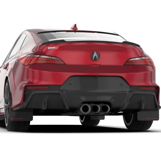 Rally Armor 23-24 Acura Integra Type S Black Mud Flap w/ Dark Grey Logo