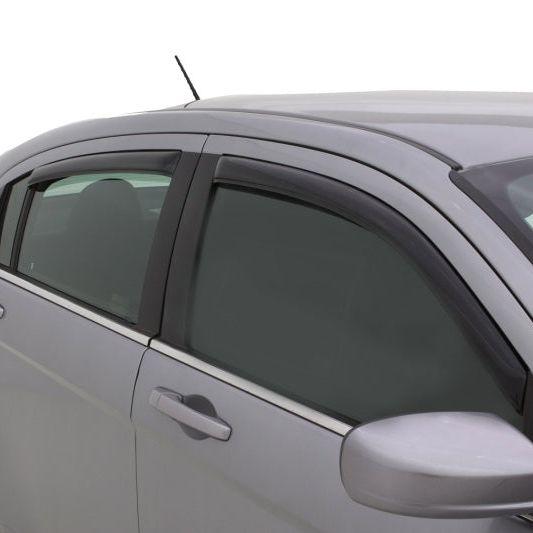 AVS 07-10 Chrysler Sebring Ventvisor In-Channel Front & Rear Window Deflectors 4pc - Smoke