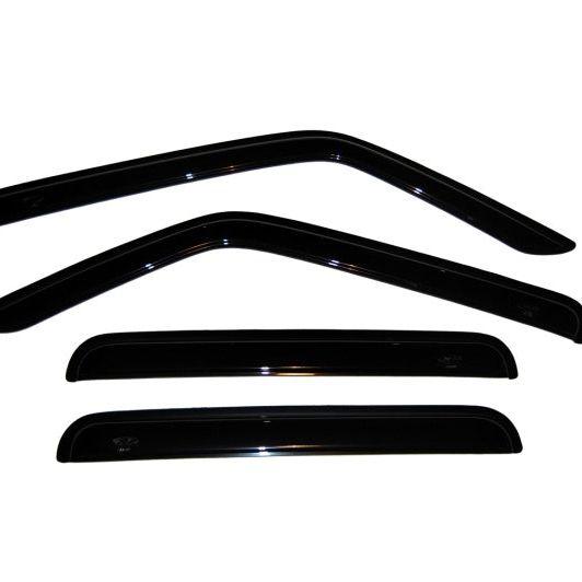 AVS 07-18 Jeep Patriot Ventvisor Outside Mount Window Deflectors 4pc - Smoke