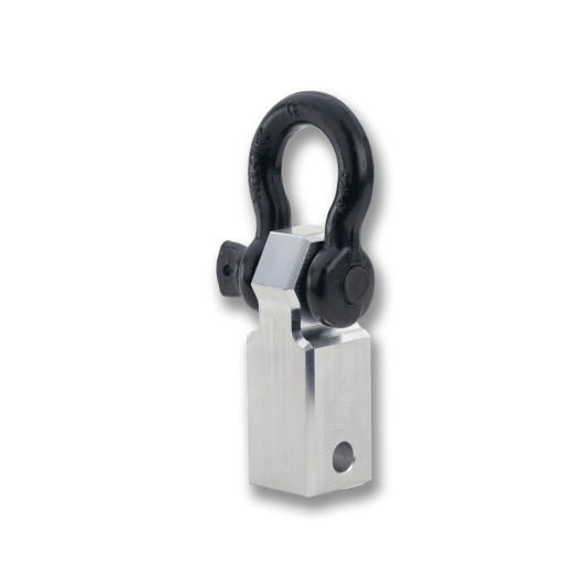 Weigh Safe Towing Recovery - Black Hard Shackle Hitch w/Aluminum Body