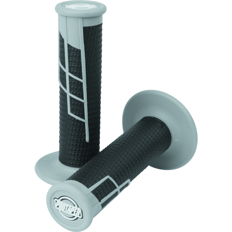 ProTaper Clamp-On 1/2 Waffle Grip - Gray/Black