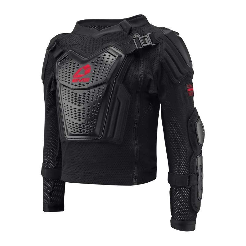 EVS Comp Suit Black/Red Youth - Small-Body Protection-EVS-EVSCS20-BKR-YS-SMINKpower Performance Parts
