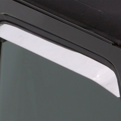 AVS 80-96 Ford Bronco Ventshade Extra Wide 2pc - Silver