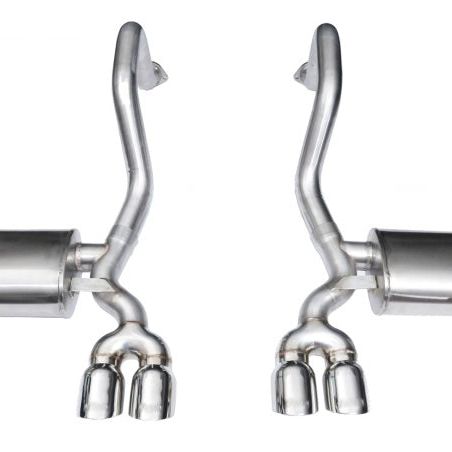 Corsa 97-04 Chevrolet Corvette C5 Z06 5.7L V8 Polished Xtreme Axle-Back Exhaust