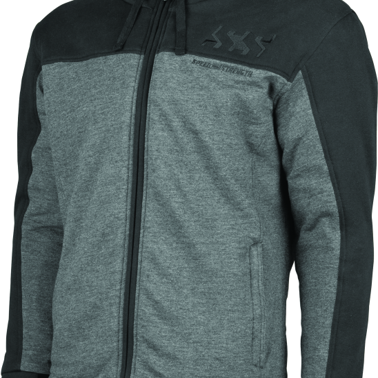 Speed and Strength Hammer Down Armored Hoody Black/Grey - Large