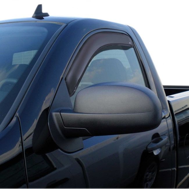 AVS 07-13 Chevy Silverado 1500 Standard Cab Ventvisor In-Channel Window Deflectors 2pc - Smoke