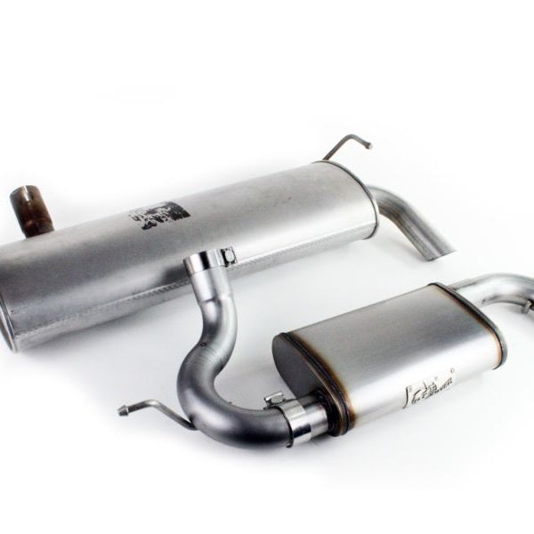 aFe MACHForce XP 07-17 Jeep Wrangler V6-3.6/3.8L 409 SS 2.5in Axle-Back Exhaust-Axle Back-aFe-AFE49-46219-SMINKpower Performance Parts
