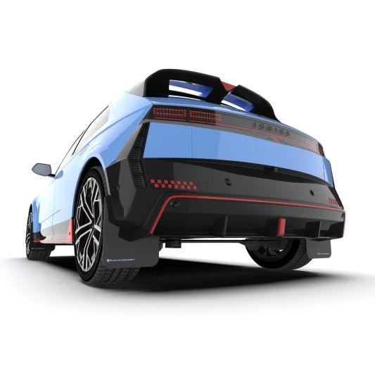 Rally Armor 2025 Hyundai Ioniq 5 N Black Mud Flap w/Light Blue Logo