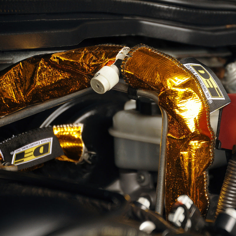 DEI Heat Shroud Gold 2in to 2.5in x 36in-Thermal Wrap-DEI-DEI10924-SMINKpower Performance Parts