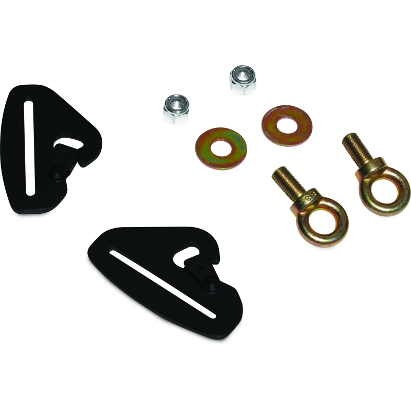 DragonFire Racing Quick-Release Snap Hook Harness Tab Kits 3in