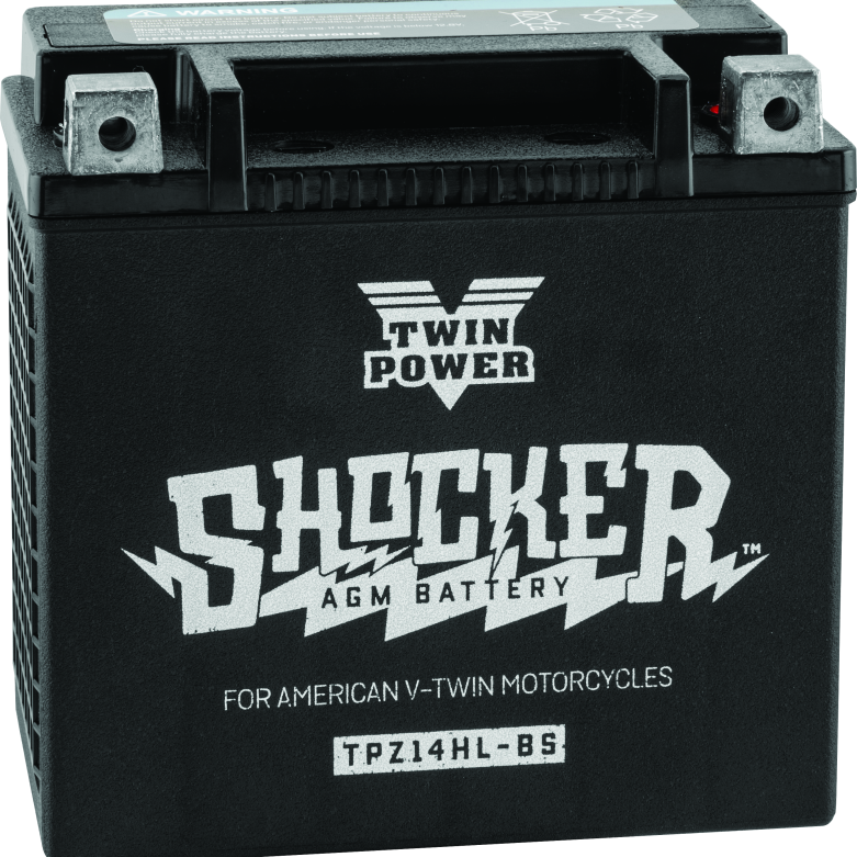 Twin Power YTX-14L Shocker Battery Replaces H-D 65958-04 220 CCA