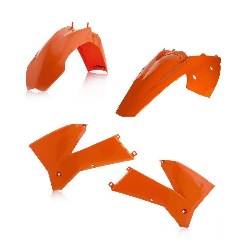 Acerbis 05-07 KTM EXC/06-07 XC-W200-525 Plastic Kit - Orange-Plastics-Acerbis-ACB2071130237-SMINKpower Performance Parts